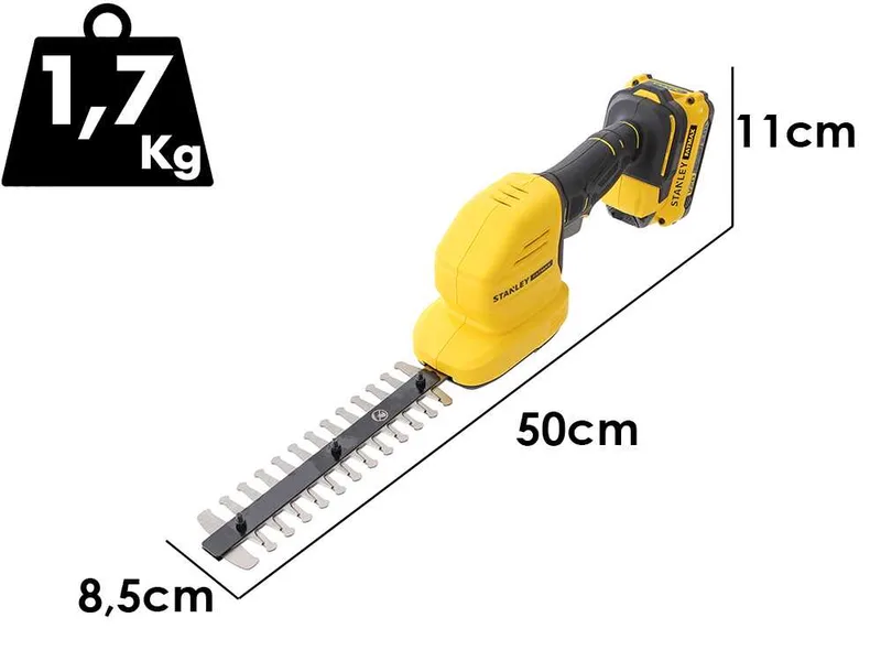 Stanley Fatmax STCSS20D1-QW - Cisaille à gazon sans fil - 18 V 4 Ah