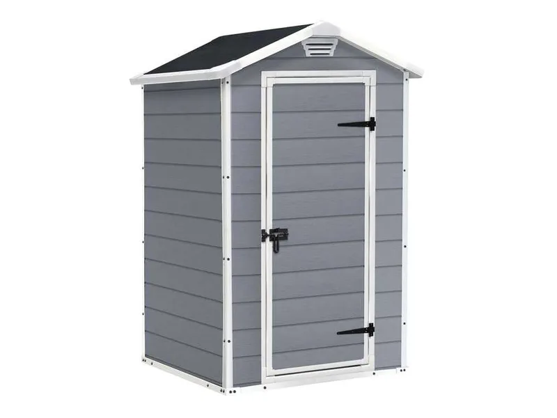 Keter Manor gris - Abri je jardin pour outils - 129x103x196 cm