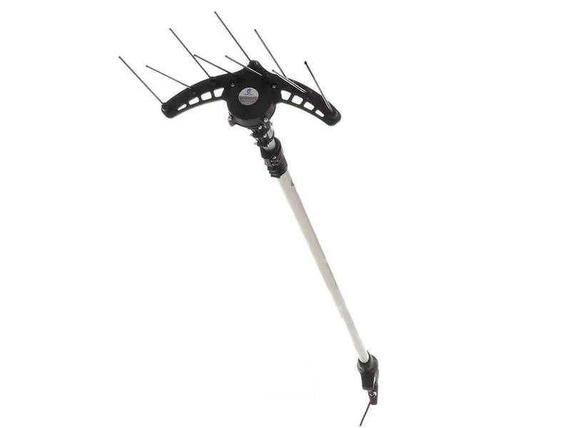 Campagnola HERCULES 58V - Peigne vibreur électrique à batterie dorsale - Perche télescopique en aluminium de 200 à 270 cm