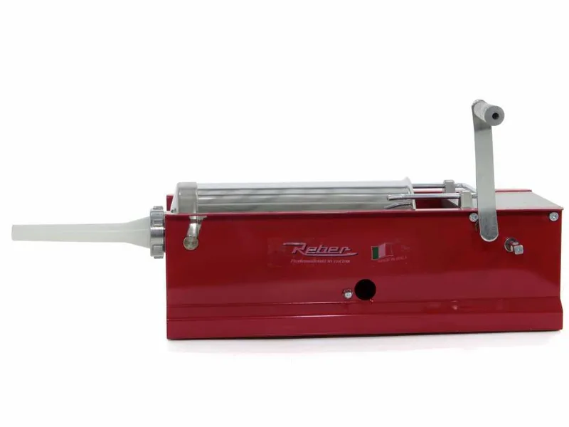 Reber 8950 N Rouge - Poussoir à saucisses manuel 5 kg - 2 vitesses