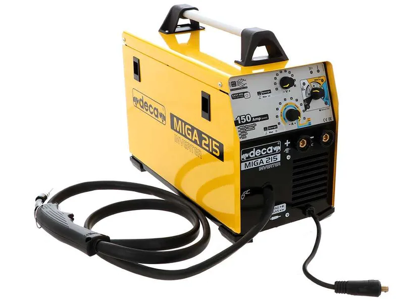 Poste à souder à fil inverter multi-procédés continu Deca miga 215 1Ph 230/50-60 - gaz/no gaz