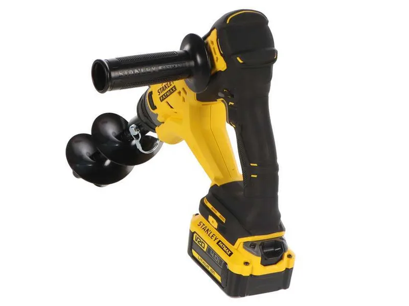 Stanley Fatmax SFMCGA75 - Tarière à batterie - 20 V 4 Ah - Mèche incluse de 15.5 cm - sans batterie et sans chargeur