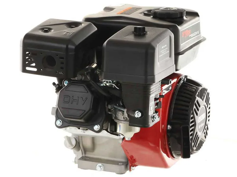 Moteur à essence monocylindrique 4 temps à arbre horizontal GeoTech Pro 212 cm3