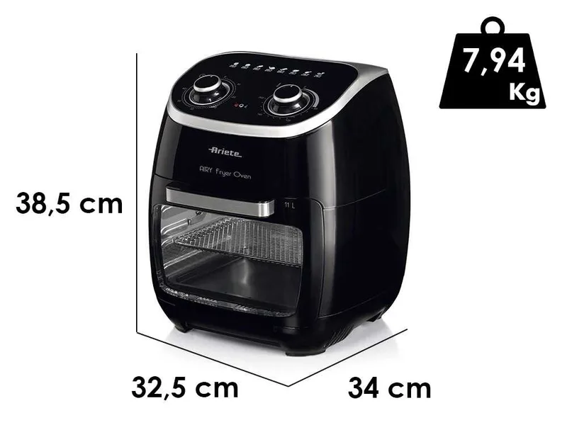 Ariete 4619 Airy Fryer Oven - Four électrique - Friteuse sans huile