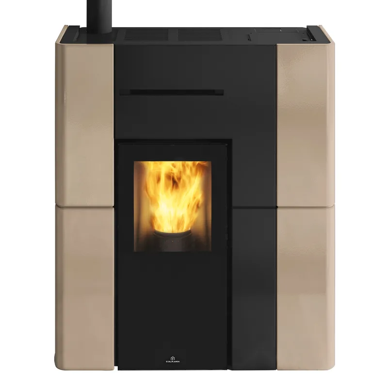 Edilkamin Blade H 15 Evo poêle à granulés hydro céramique beige