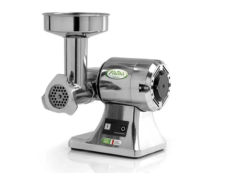 Fama TS8 - Hachoir à viande électrique - Corps en aluminium - Groupe de hachage en acier inox
