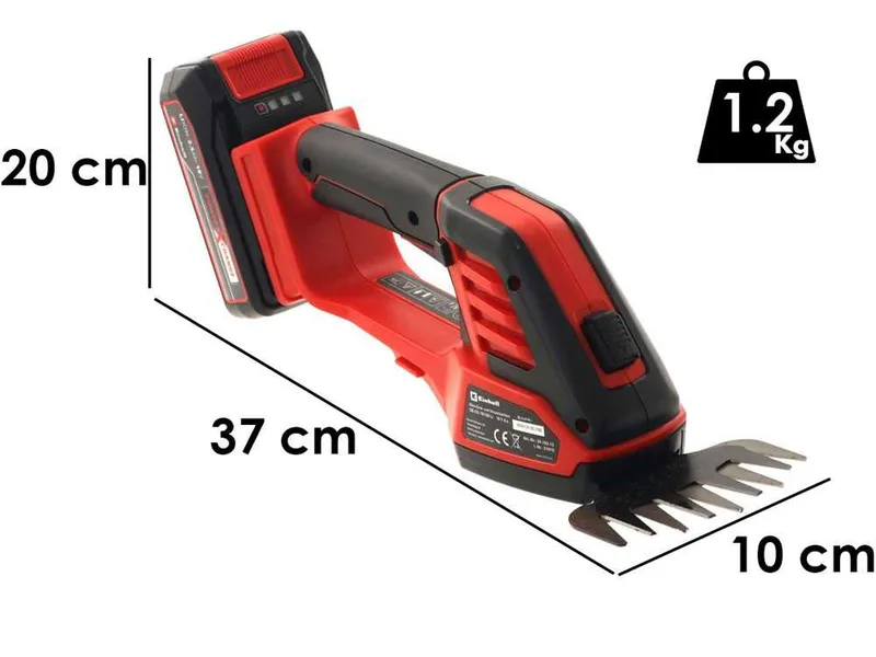 Cisaille à gazon à batterie Einhell GE-CG 18/100 Li