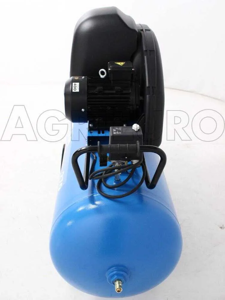 Abac silent A39B 270 CT4 - Compresseur d'air électrique triphasé par courroie silencieux - Moteur 4 CV - 270 litres