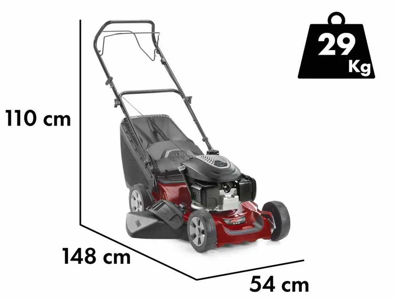 Castelgarden XC 48 HS - Tondeuse à gazon thermique tractée - 4 en 1 - Moteur Honda GCVx 145