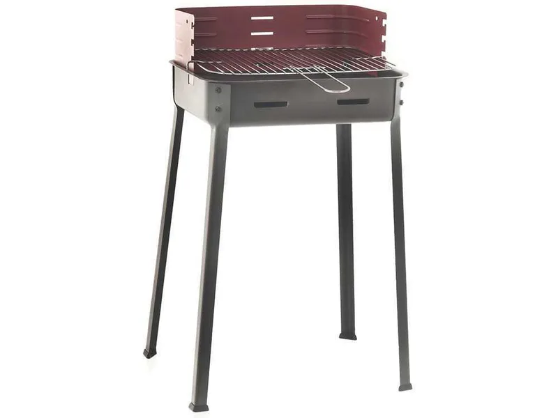 Mille Flavia s/r 41 - Barbecue à charbon en fer artisanal - 41x29,5 cm