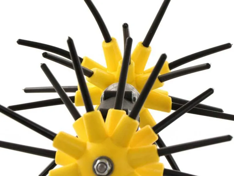 Peigne vibreur à batterie AgriEuro asteras cf carbon perche en carbone