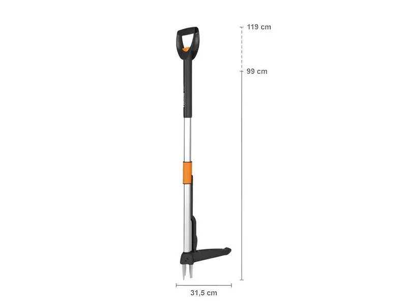 Fiskars SmartFit - Désherbeur manuel télescopique