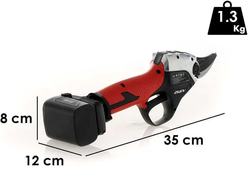 Sécateur électrique de taille avec batterie incorporée BlueBird PS 22-38 - 21.6V - 2.5 Ah - Diamètre de coupe 38 mm