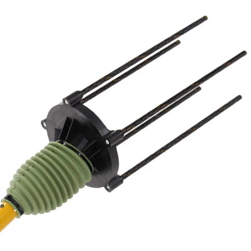 Peigne vibreur électrique à batterie Oliviero Light 2.0 avec perche fixe en aluminium de 180 cm