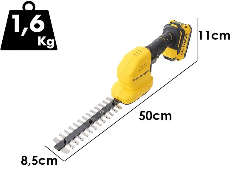 Stanley Fatmax STCSS20D1-QW - Cisaille à gazon sans fil - 18 V 2 Ah