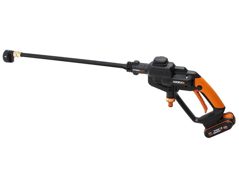 Pistolet nettoyeur haute pression Worx WG620E 20V Lithium avec batterie 2A Powershare