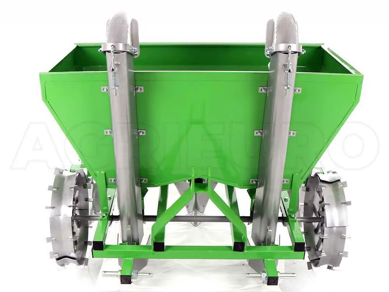 Bomet Gemini - Planteuse de pommes de terre deux rangs - Roues métalliques réglables