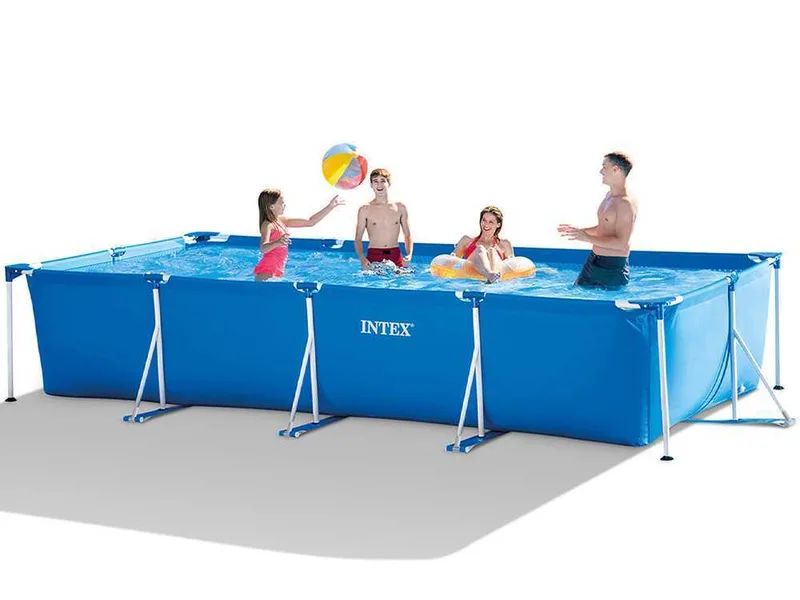 Intex Rectangular Frame 28274NP - 450x220x84 cm - Piscine + Pompe filtre