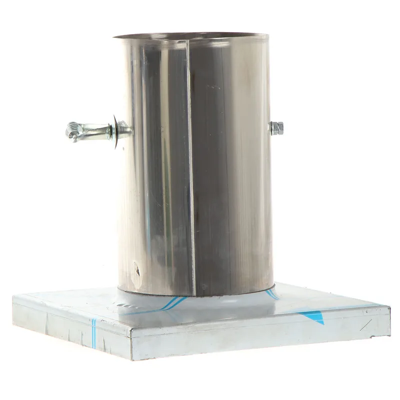 Hotte en acier inox avec valve de 13 cm de diamètre