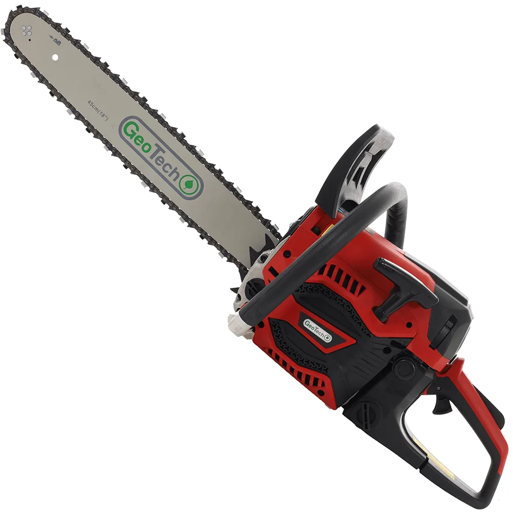 GeoTech GMS 45-45 - Tronçonneuse de taille thermique - Lame de 45 cm