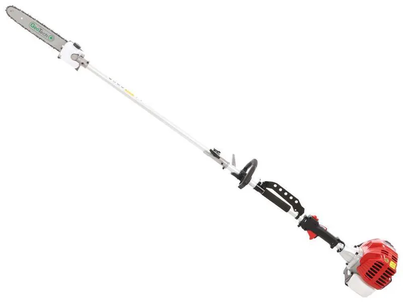 Perche élagueuse thermique à 2 temps GeoTech GT-2 52 L avec perche de rallonge - 52 cm3