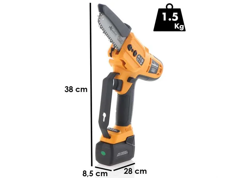 Élagueuse sur batterie Volpi PVS5001 - avec batterie 14.4V 4 Ah