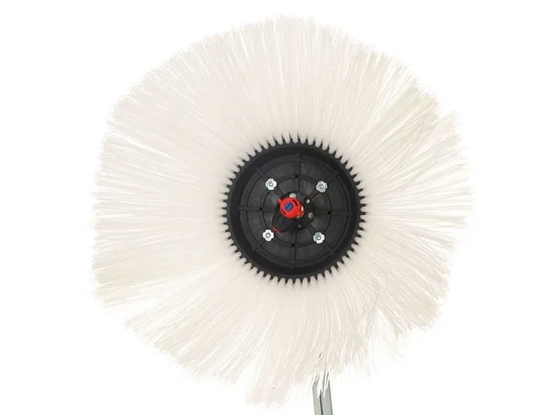 Rampe de désherbage interligne professionnelle avec brosse rotative de 50 cm en nylon