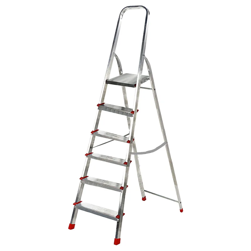 Échelle en aluminium avec tréteau Alice 6, 6 marches, 1,93 m