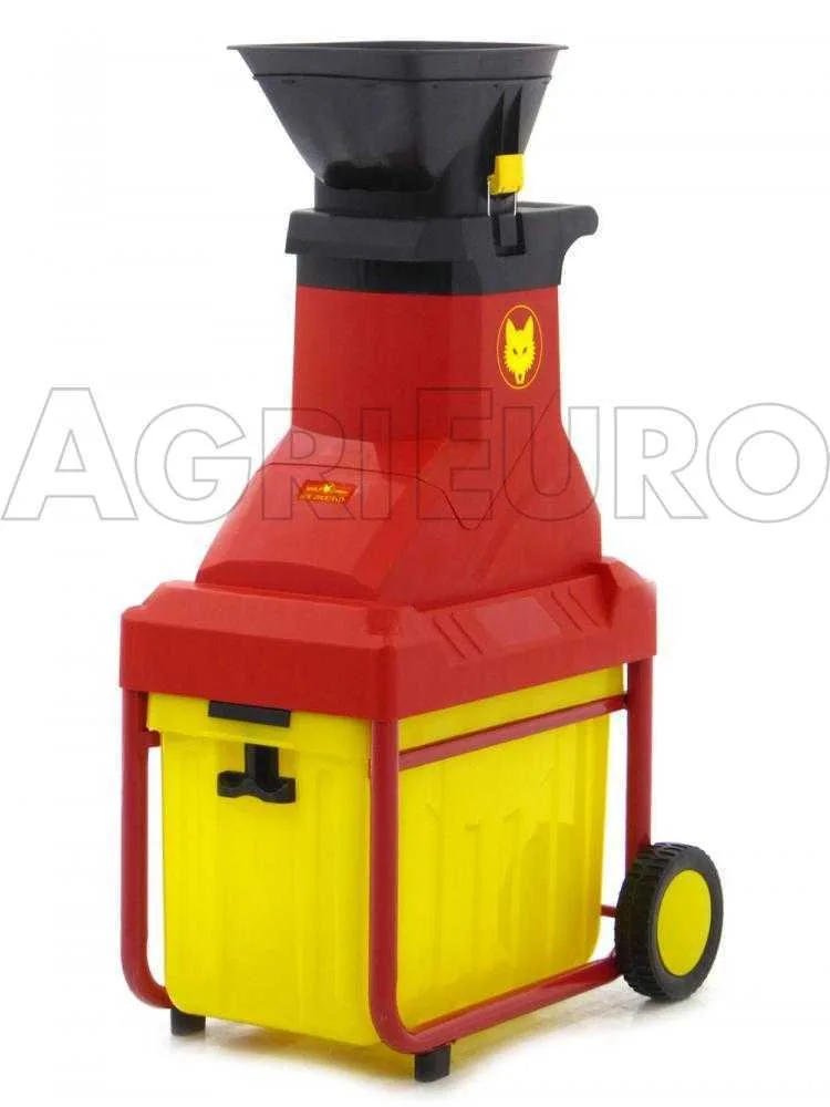 WOLF Garten SDE 2800 EVO - Broyeur électrique - Couteaux réversibles et bac de ramassage