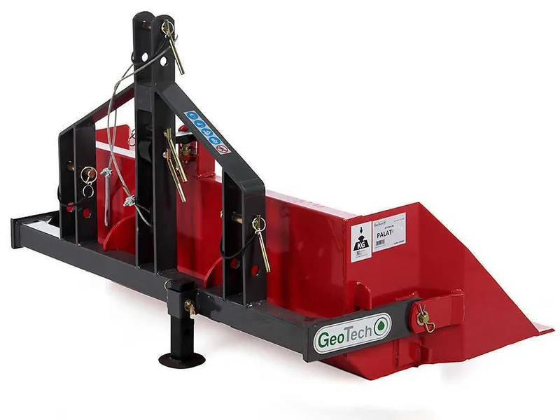 Godet arrière pour tracteur GeoTech de 160 cm - Série médium-lourde - capacité charge 700 kg
