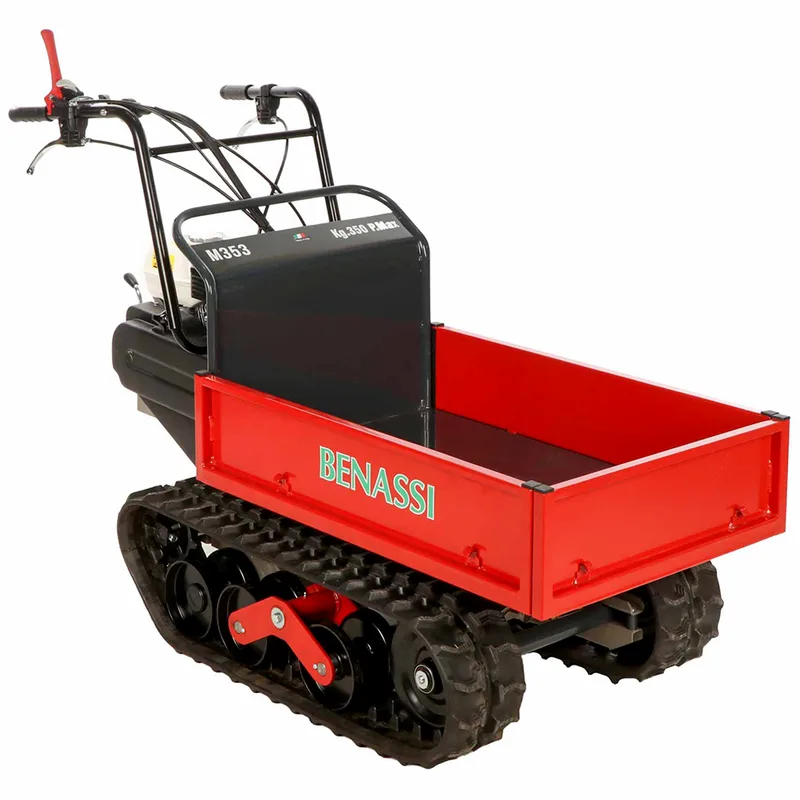 Benassi M353H - Brouette à moteur extensible sur chenilles - Capacité 350 kg