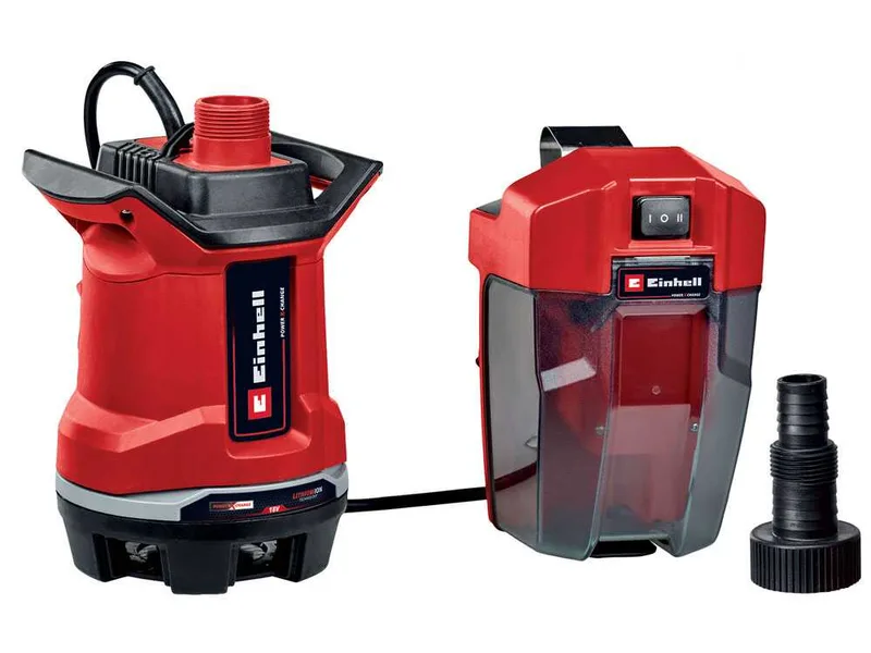 Einhell GE-DP 18/25 Li - Pompe d'évacuation pour eaux chargées - 18V 5.2Ah et chargeur