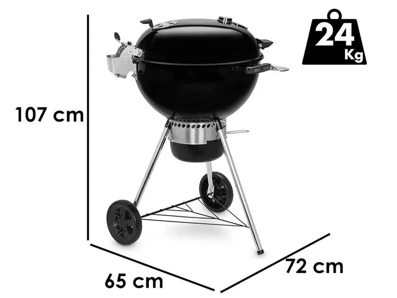 Weber Master Touch Premium SE E-5775 BLK - Barbecue à charbon