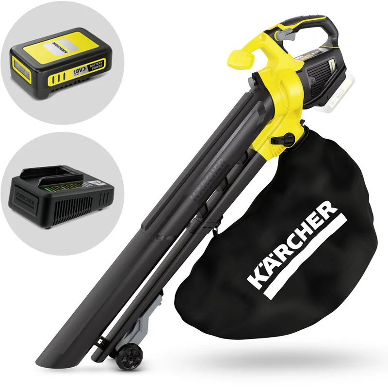 Karcher BLV 18-200 - Souffleur aspirateur pour feuilles à batterie 18V 2.5Ah