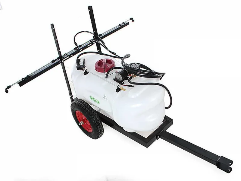 GeoTech CZ100D - Cuve de pulvérisation pour tracteur tondeuse - Pompe 12V - 100L