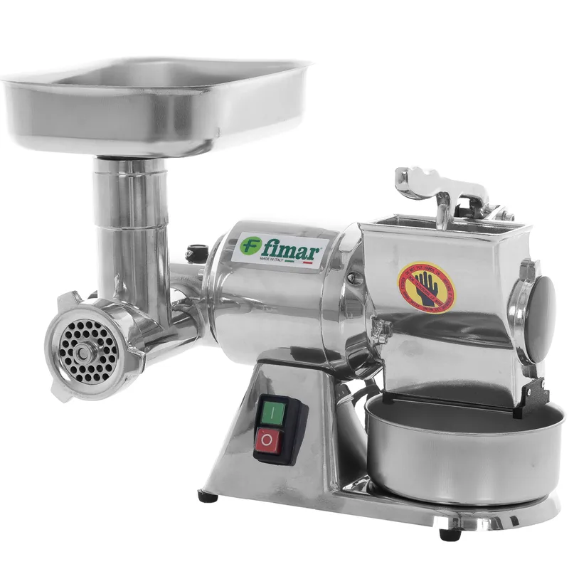 Fimar AB8D - Hachoir à viande électrique - Râpe intégrée - 230 V - 1 CV - Groupe de hachage externe