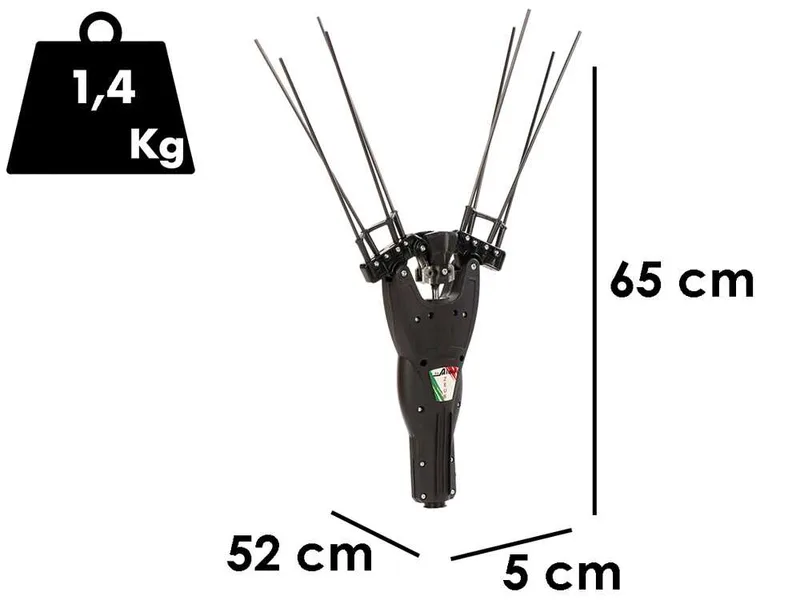 Aima Zeus - Tête adaptable de peigne vibreur universel pour débroussailleuses thermiques
