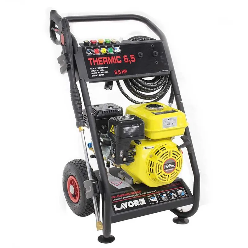 Nettoyeur haute pression thermique Lavor Pro Thermic 6,5 avec moteur 196 cm³ à essence - 210 bar