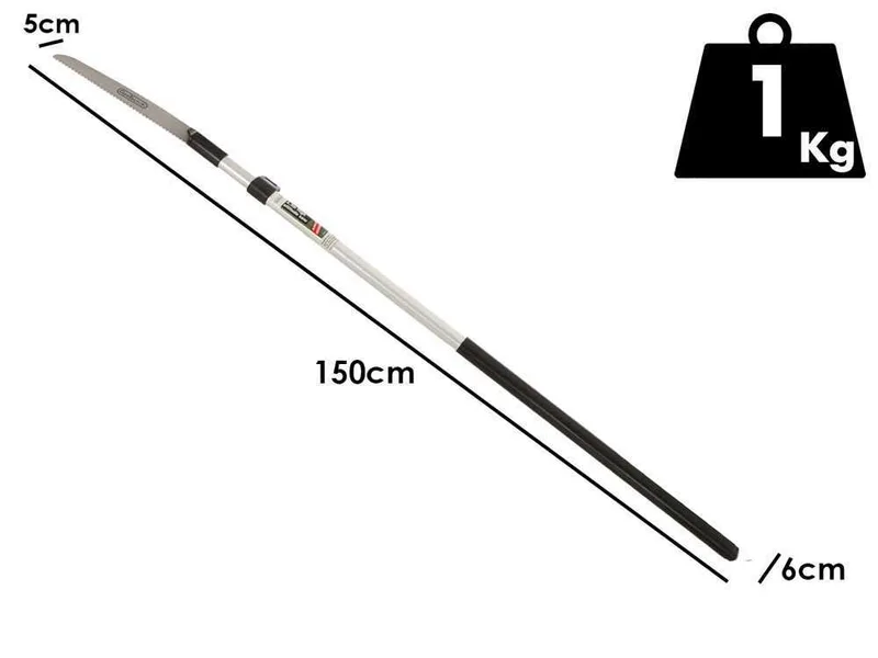 GeoTech ST 230 - Scie de jardin sur perche - 150-230 cm