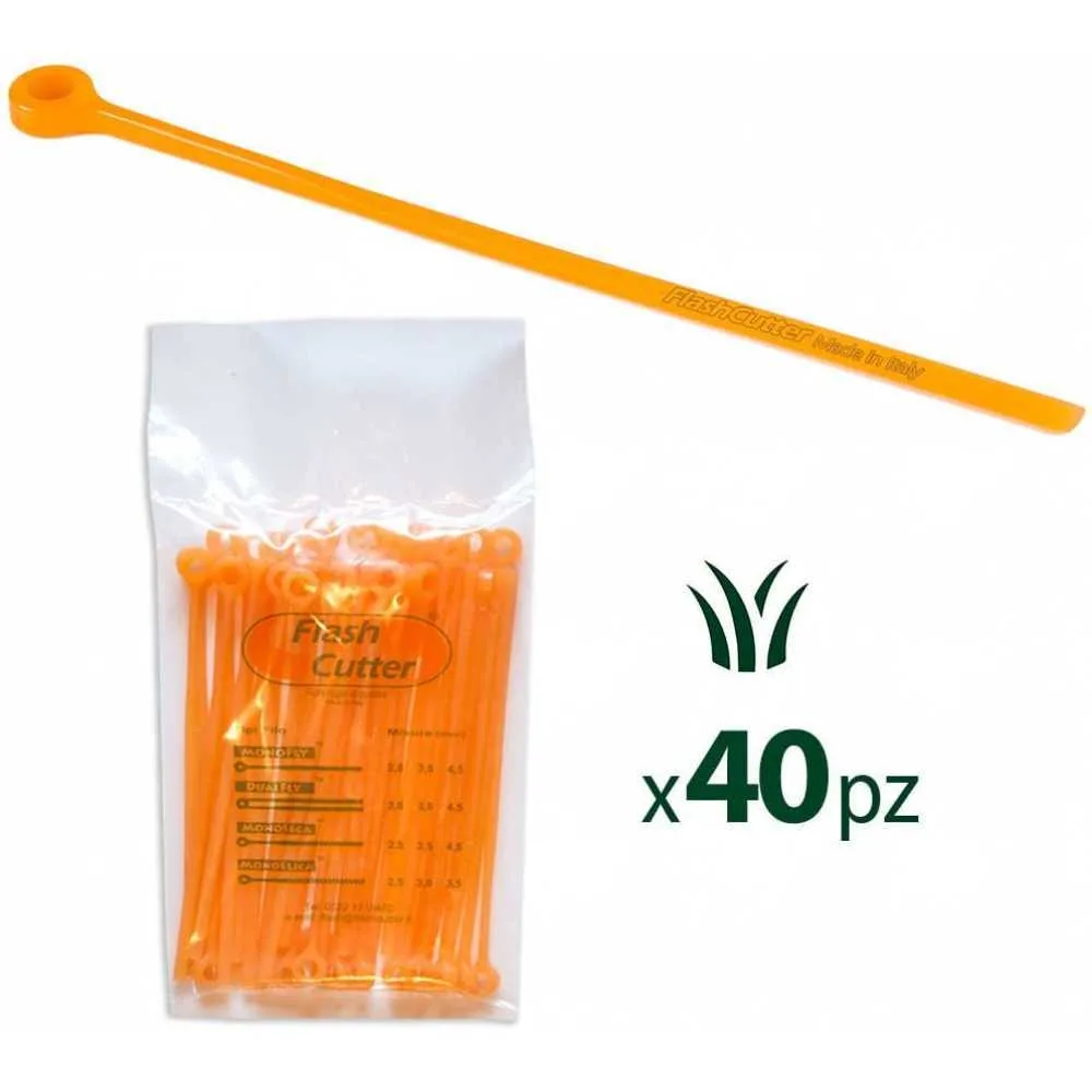 Fil Monosega diam. 4.5 confection de 40 pces compatible avec tête de coupe Flash Cutter QFC10