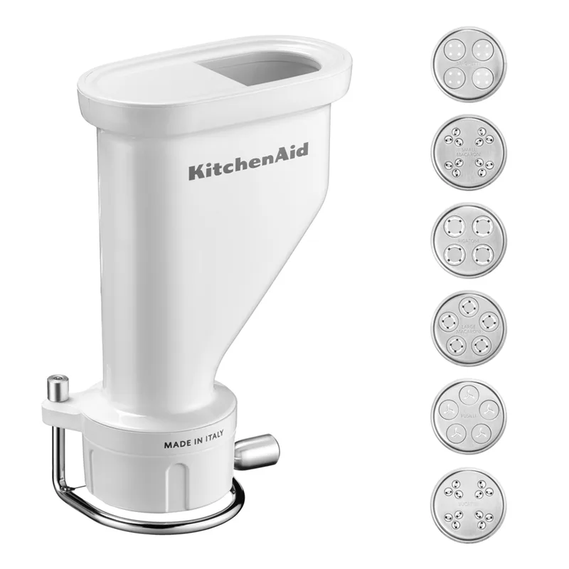 KitchenAid 5KSMPEXTA - Presse à pâtes pour 6 types de pâtes