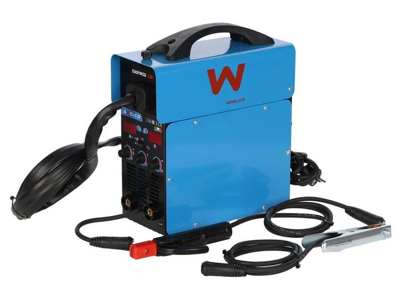 Awelco easymig 130 - Poste à souder Inverter multi procédé - mig/mma/tig lift - gas / sans gas