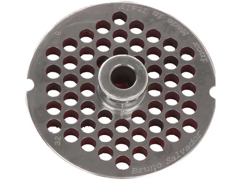 Filière pour hachoir à viande N.12 - trous de Ø 8 mm - diamètre filière 69 mm