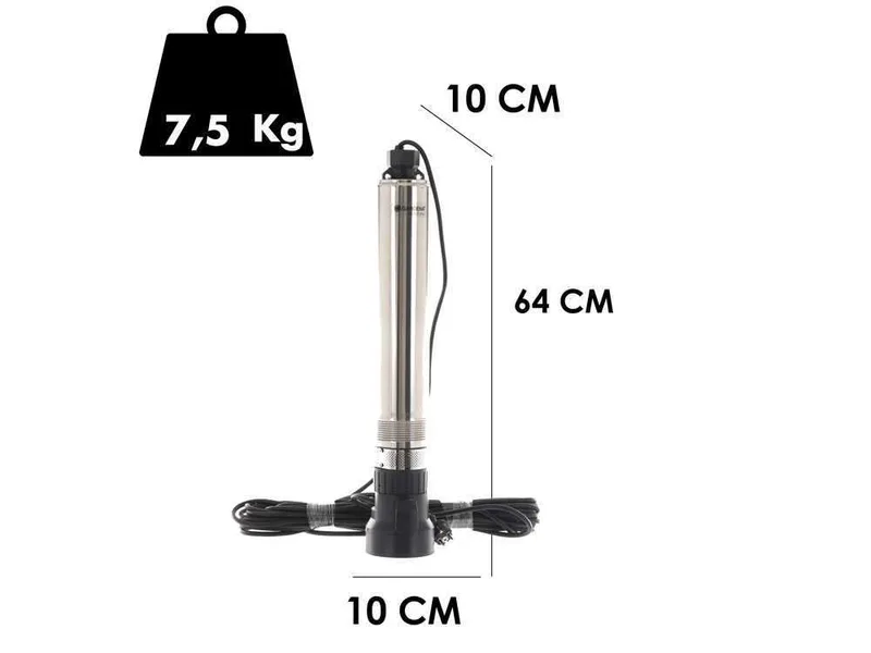 Pompe à immersion pour Puits Gardena 5500/5 inox - 850W - Pour eaux claires