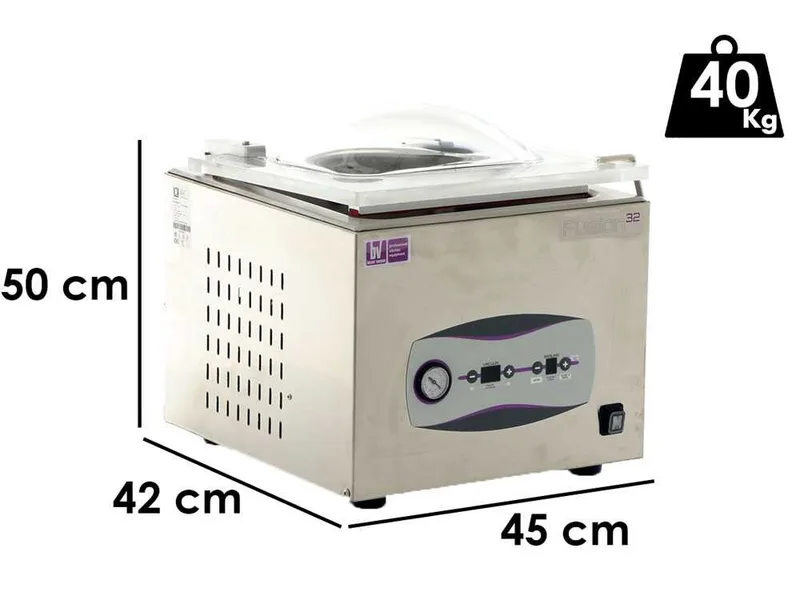 BesserVacuum FUSION32 - Machine sous-vide à cloche - Barre de soudure 30 cm