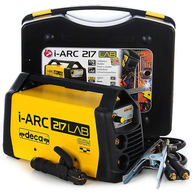 Deca I-ARC 217 GEN - Poste à souder inverter (MMA) + Mallette, courant continu (DC)