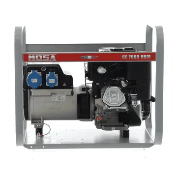 MOSA GE 7000 BBM AVR - Groupe électrogène à essence avec AVR 6 kW - Continue 5 kW Monophasé - Moteur B&S XR2100