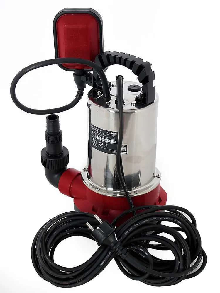 Pompe immergée électrique pour eaux chargées Einhell GH-DP 6315 N - pompe Inox de 630 W