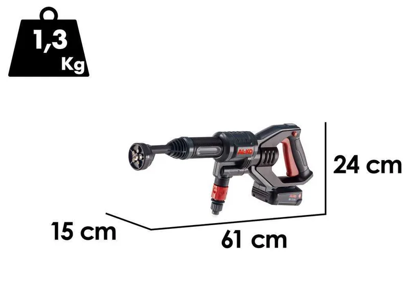 AL-KO PW 1850 - Pistolet à pression à batterie - 18V/2,5Ah