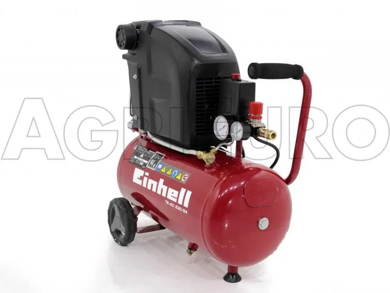 Einhell TE-AC 230/24 - Compresseur d'air électrique sur chariot - moteur 2 CV - 24 L